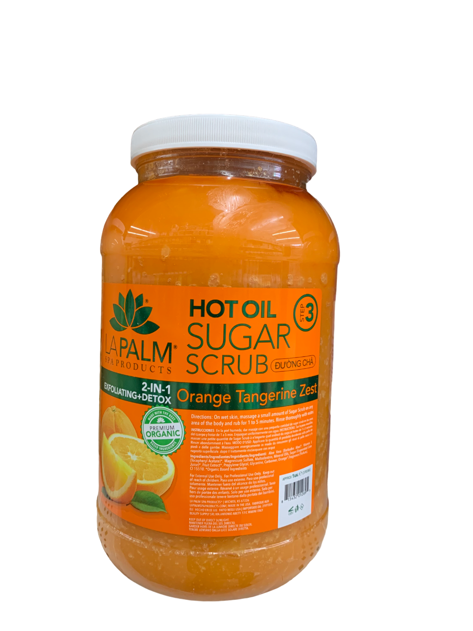 Lapalm Hot Oil Sugar Scrub Orange Tangerine Zest